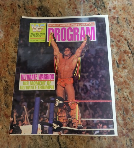 Wwf live event program - live,